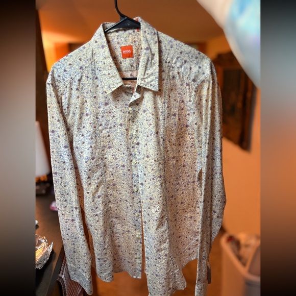 Boss Other - Ultra Rare Boss Multicolor Floral Button-Up Shirt